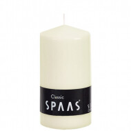 Spaas Bougie Cylindrique - 45h de Combustion - Ø5,8x15cm - Ivoire - Marque Spaas - Nombre d'heures de combustion 45h - Couleur Ivoire