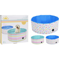 Summer Time Fun Dierenzwembad - 80x30cm - Plastiek - Blauw - Merk Summertime - Materiaal Plastiek