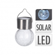 Solar Hanger - Ø6cm - Glas - Zilver