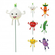 Tuinstekker Groente - 71cm - Plastiek - 6ass
