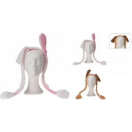 Bandeau avec Oreilles Mobiles Chien/Lapin