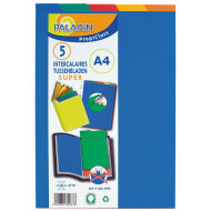 Paladin Propiclass Index Super A4 - Multicolor - 5 Stuks - Merk Paladin