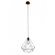 Euro Light Harald Hanglamp - Ø360mm - 1xE27 - Zwart - Type lamp Lamp niet inbegrepen - Materiaal Metaal - Aantal lichtpunten 1 - Kleur Zwart - Fitting Nvt