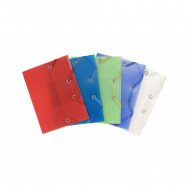 Exacompta Elastomap - 12x16cm - Polypropeen - 5ass - Formaat A6 - Kleur Multicolor - Soort map Elastomap