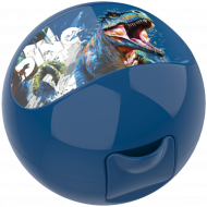 Lunch Buddies T-Rex Fruitbox  - Plastiek - Donkerblauw - Kleur Donkerblauw