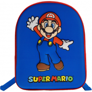 Super Mario Sac à Dos 3D - 26x23x11cm - Bleu/Rouge - Couleur Rouge,Bleu