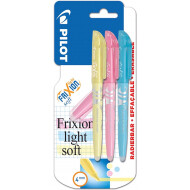 Pilot Frixion Pastel Markeerstift - 4mm - Geel/Roze/Blauw - 3 Stuks - Merk Pilot - Kleur Roze,Geel,Blauw - Type schrijfgerief Fluostift