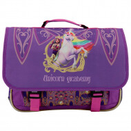 Unicorn Academy Cartable - 31,5x41x15cm - Violet - Marque Unicorn Academy - Couleur Violet