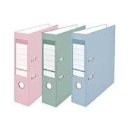 Nordic Ordner 2 Ringen A4 - 80mm - 3ass - Formaat A4 - Kleur Roze,Groen,Blauw - Soort map Ringmap