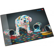 Läufer Bureauonderlegger Hond - Anti-Slip - 53x40x0,2cm - Kunststof - Kleur Multicolor
