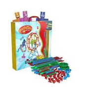 Spaghetteez Fusilli Wheel - Bâtonnets de Construction Flexibles - 46 pièces - À partir de 5 ans - Age à partir de 5 ans