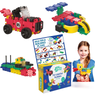 Clics Bouwblokken Box 5 in 1 - 69 Delig - Vanaf 4 Jaar - Leeftijd vanaf 4 jaar