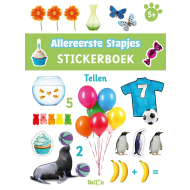 Allereerste Stapjes Tellen - Stickerboek - Vanaf 5 Jaar - Leeftijd vanaf 5 jaar
