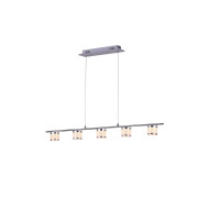 Euro Light Munchkin Suspension LED - 5x7W - Gris - Nouveau depuis 29/11/2018 - Marque Euro Light - Matériel Aluminium - Puissance  5 W - Nombre de points lumineux 3 - Couleur Chêne Gris,Chrome - Senseur Non - Douilles Nvt - Dimmable Non - Type de lampe LE