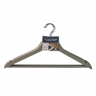 Kleerhangers Soft Touch - Grijs - 3 stuks - Merk DDD