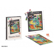 Magneet Puzzel Dino - 30 stuks - Merk DDD Toys - Leeftijd vanaf 4 jaar
