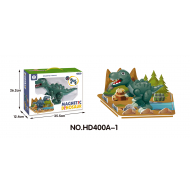 Magneet Puzzel Dino - Groen - Merk DDD Toys - Leeftijd vanaf 3 jaar