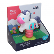 Baby Speelgoed Paard - Muziek - Zuignap - Merk DDD Toys