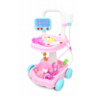 Dokterstrolley - Met Accessoires - Roze - Merk DDD Toys