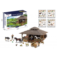 Boerderij Stal Speelset - Stal en Dieren - 4ass - Merk DDD Toys - Leeftijd vanaf 3 jaar