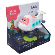 Baby Speelgoed Vliegtuig - Muziek - Zuignap - Merk DDD Toys