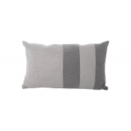Kussen Dalia  - Rechthoek - 50x30cm - Grijs - Kleur Grijs,Donkergrijs