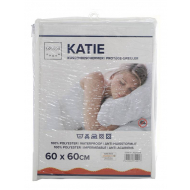 Katie protège-oreiller 60 x 60 cm - Marque DDD - Couleur Blanc