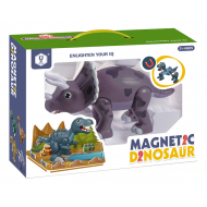 Puzzle Magnétique Dino - Violet - Marque DDD Toys - Age à partir de 3 ans
