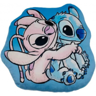 Lilo en Stitch Kussen - 40x40cm - Polyester - Blauw - Kleur Blauw
