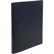 Exacompta Ringmap 2 Ringen A4 - 15mm - Karton - Zwart - Formaat A4 - Kleur Zwart - Soort map Ringmap