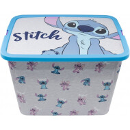 Lilo en Stitch Opslag Klikdoos - 23L - Plastiek - Paars - Materiaal Kunststof - Kleur Paars