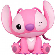 Lilo et Stitch Angel Tirelire - 25,4x15,2cm - Plastique - Rose - Couleur Rose