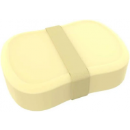 Lunch Buddies Boîte à Lunch  - 19,5x16,5x6cm - Plastique - Jaune - Couleur Jaune