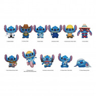 Lilo en Stitch Wave Lot de Clips pour Sac à Dos  - PVC - Bleu - 6 Pièces - Couleur Bleu