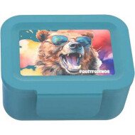 Lunch Buddies Beer Koekendoosje - 13x9,5x5cm - Plastiek - Blauw - Kleur Blauw