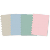 Nordic Schrift Geruit  A4 - PVC - 4ass - Kleur Multicolor - Formaat A4