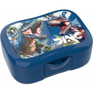 Lunch Buddies T-Rex Koekendoos - 12x8x5cm - Plastiek - Donkerblauw - Kleur Donkerblauw
