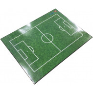 Läufer Bureauonderlegger Voetbalveld - Anti-Slip - 53x40x0,2cm - Kunststof - Topper - Kleur Groen