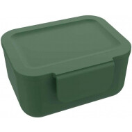 Lunch Buddies Uni Army Green Koekendoosje - 12x10,5x6cm - Plastiek - Groen - Kleur Groen