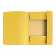 Exacompta Elastische Map  A4 - Karton - Geel - Formaat A4 - Soort map Elastomap - Kleur Geel
