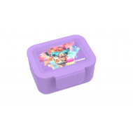 Lunch Buddies Funny Animals Giraffe Snackbox - 13x9,5x5cm - Plastiek - Paars - Kleur Paars