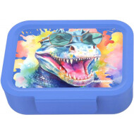 Lunch Buddies Animals Cayman Boîte à Lunch - 19,3x15,8x6cm - Plastique - Bleu - Couleur Bleu