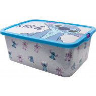 Lilo en Stitch Opslag Klikdoos - 13L - Plastiek - Paars - Kleur Paars - Materiaal Kunststof