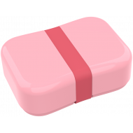 Danneels Broodtrommel - 18,5x9x6,8cm - Plastiek - Roze - Kleur Roze