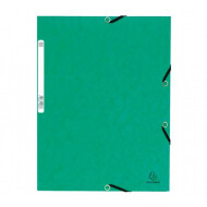 Exacompta Elastische Map  A4 - Karton - Groen - Soort map Elastomap - Formaat A4 - Kleur Groen