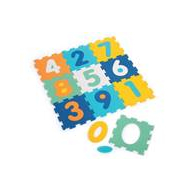 Ludi Nummer Tegeltapijt - 90x90cm - 9 Tegels - Multicolor