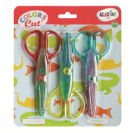 Aladine Ciseaux Cranteurs – Lot de 3 - Age à partir de 4 ans