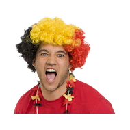 Pruik afro België - Topper - Merk Folat