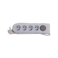 Multi-prises avec interrupteur et corde 1,5 m 4 x 16 A - Surmatelas - Marque Euro Tools