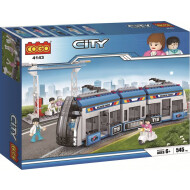 Cogo City Set de Construction - Bus de Ville avec Arrêt - Marque DDD Toys - Age à partir de 6 ans
